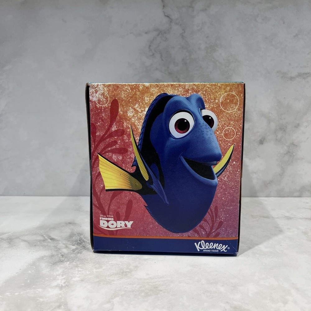 FINDING DORY Kleenex Disney Pixar 80 2-Ply Box of Tissues - Green Top